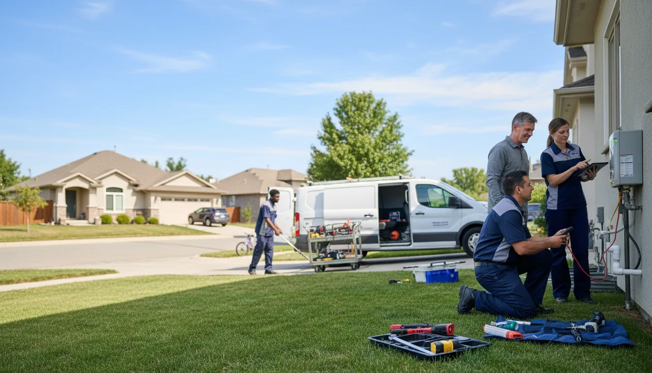 Tankless water heater service in Panora, IA